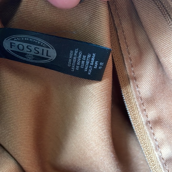 Leather FOSSIL shoulder bag - Picture 4 of 8